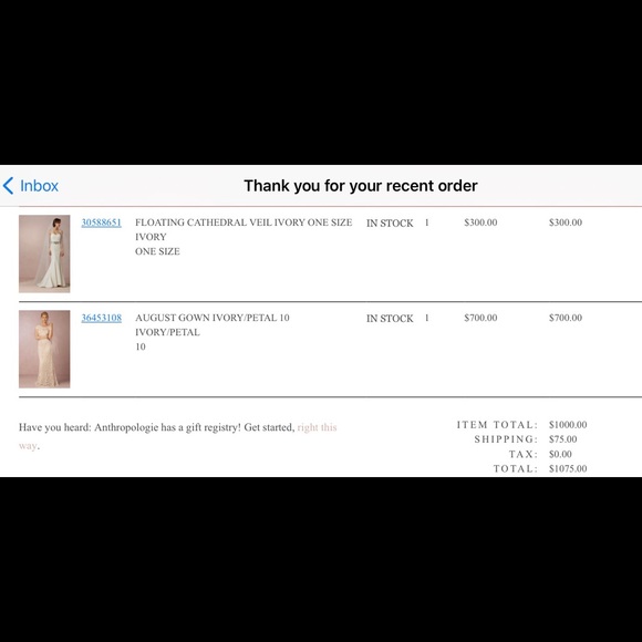 Floating Cathedral Veil by BHLDN by Anthropologie - Picture 8 of 8